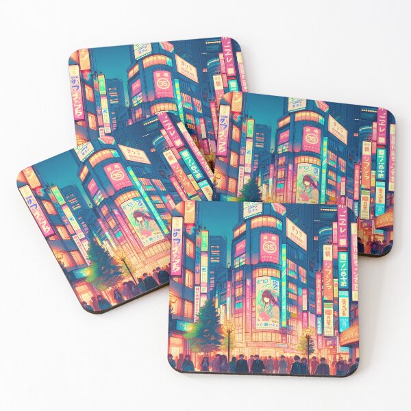 Item preview, Neon Dreams of Shibuya designed and sold by ZenGrooves.