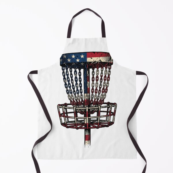 Item preview, Vintage American Flag Disc Golf Basket Shirt designed and sold by TeNovaStudio.