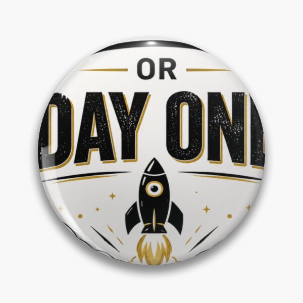 Item preview, One Day or Day One – Rocket Motivation Sticker designed and sold by Genzfirevibes.
