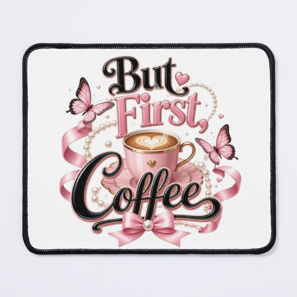 Item preview, But First, Coffee Coquette Sticker designed and sold by Stylestickers55.