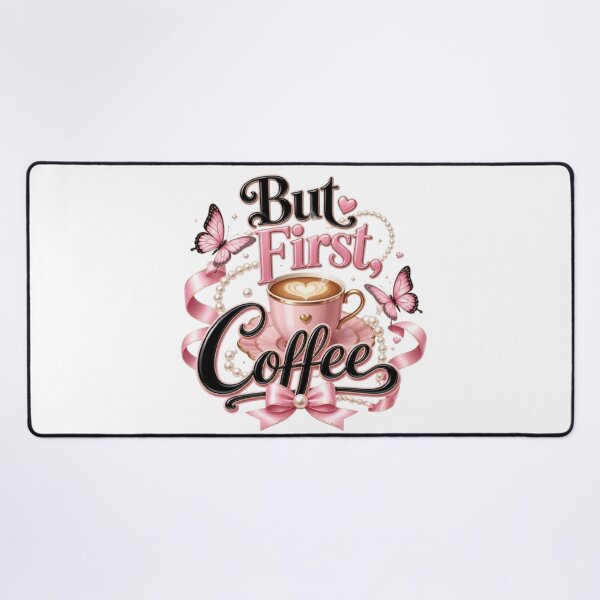 Item preview, But First, Coffee Coquette Sticker designed and sold by Stylestickers55.