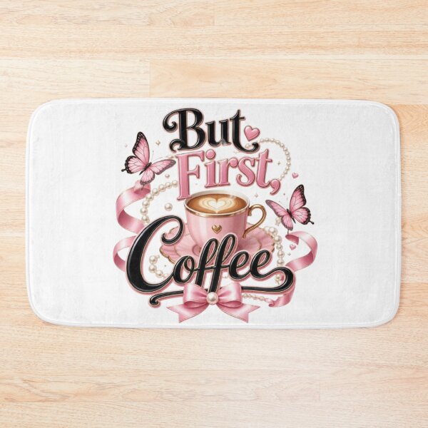 Item preview, But First, Coffee Coquette Sticker designed and sold by Stylestickers55.