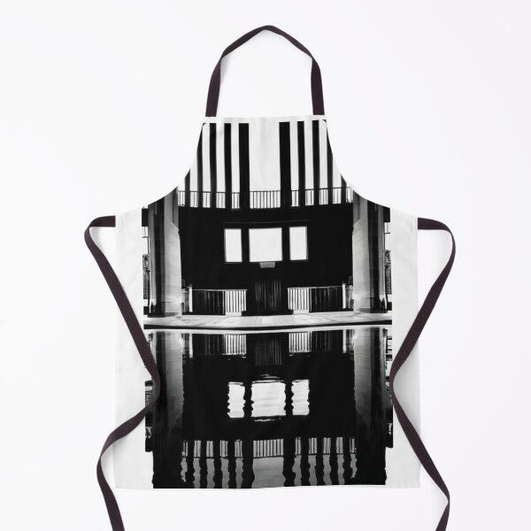 Item preview, Architecture - Abstract Black and White Composition, Monumental Symmetry and Reflection designed and sold by Reverso-Design.