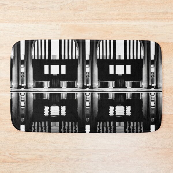 Item preview, Architecture - Abstract Black and White Composition, Monumental Symmetry and Reflection designed and sold by Reverso-Design.