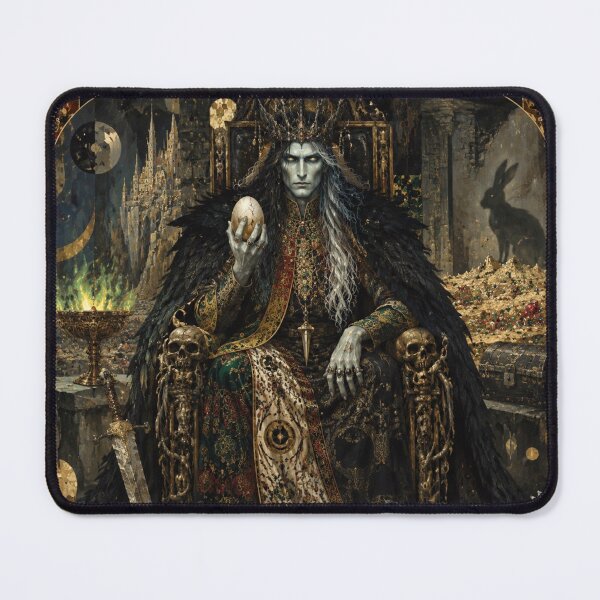 Item preview, Koschei the Immortal on his Throne - Egg of the Soul | Dark Fantasy Slave designed and sold by Natalia-Vlad.