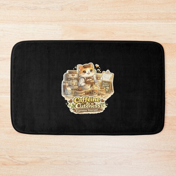 Item preview, Cute Coffee Cat Barista designed and sold by TheZyro.
