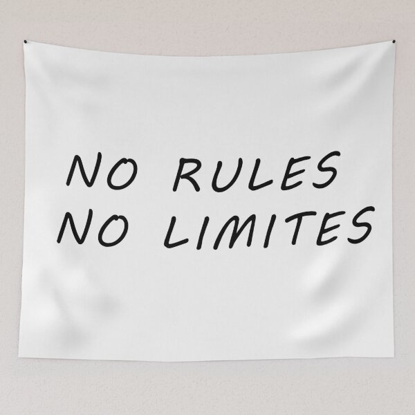 Item preview, No Rules No Limits - Bold Streetwear Motivational  designed and sold by BigBoyFunky.