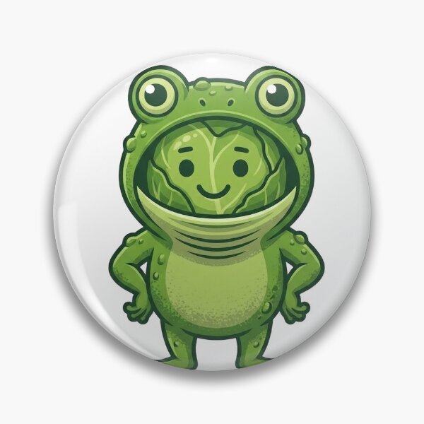 Item preview, FROGG — Cute Kawaii Frog Character Funny Food Art | Conditioned For Kindness designed and sold by monolithstudio.