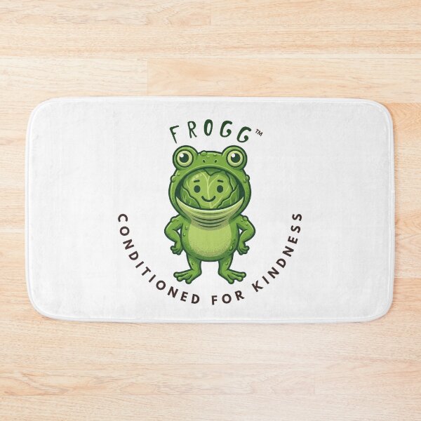 Item preview, FROGG — Cute Kawaii Frog Character Funny Food Art | Conditioned For Kindness designed and sold by monolithstudio.