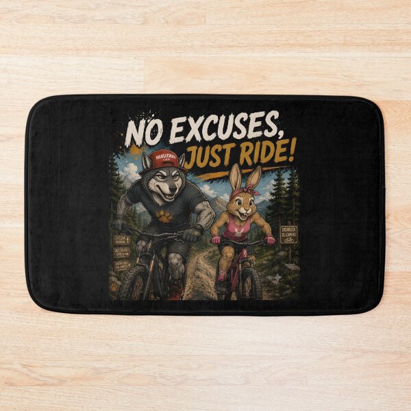 Item preview, No excuses, just ride! designed and sold by Mangurrian Shop.