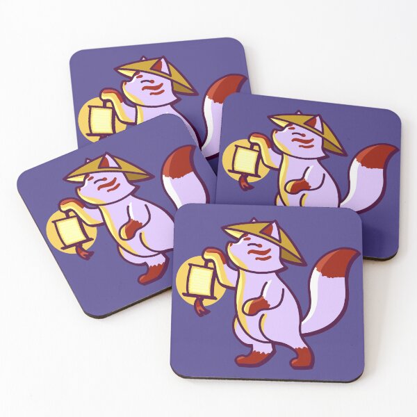 Item preview, Lantern Guide Japanese Fox – Cute Kawaii-Inspired Design designed and sold by dittoon.