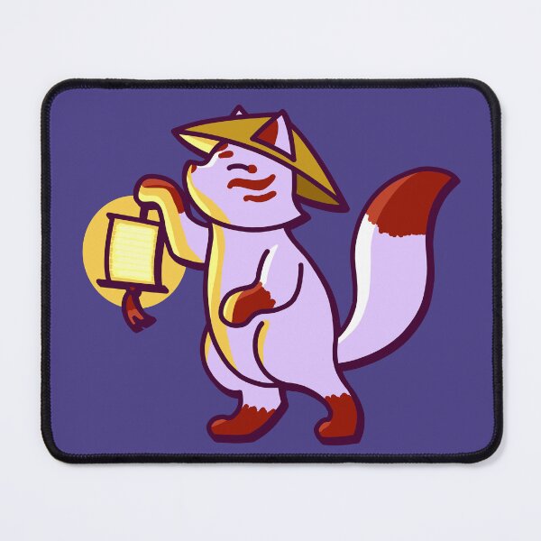 Item preview, Lantern Guide Japanese Fox – Cute Kawaii-Inspired Design designed and sold by dittoon.