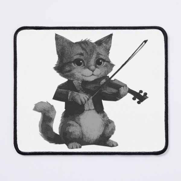 Item preview, Cat Plays Violin designed and sold by kinpirks.