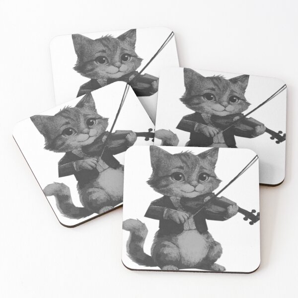 Item preview, Cat Plays Violin designed and sold by kinpirks.
