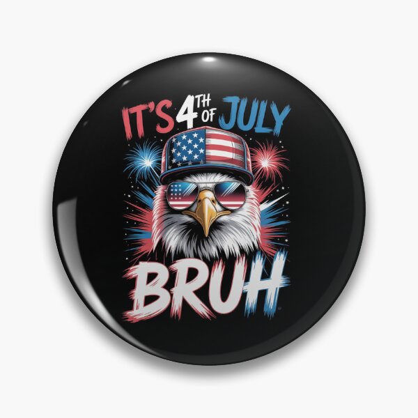 Item preview, Bruh 4th of July Boys Kids Fourth of July Bald Eagle designed and sold by ZACK ART.