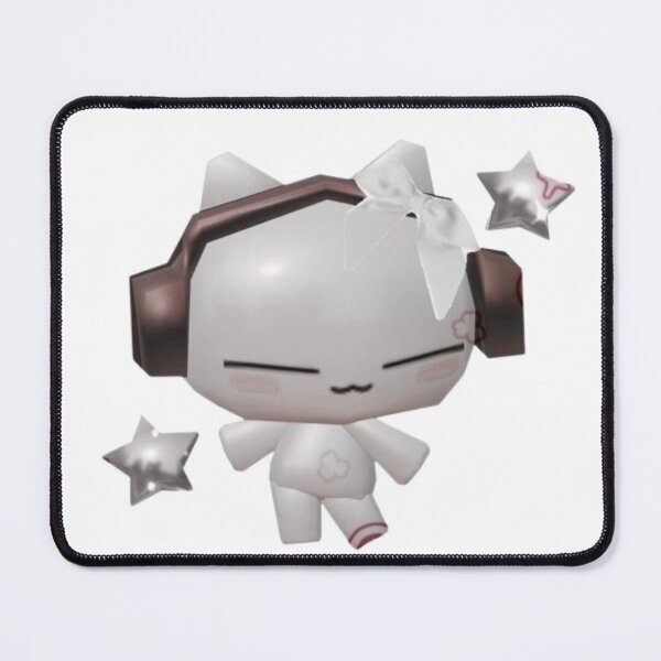 Item preview, Kawaii Emo Cat Listening to Music designed and sold by AesthinkArt.