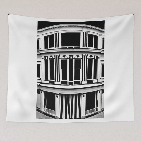 Item preview, Architecture - Art Deco Building Corner, Dramatic Black and White Light designed and sold by Reverso-Design.