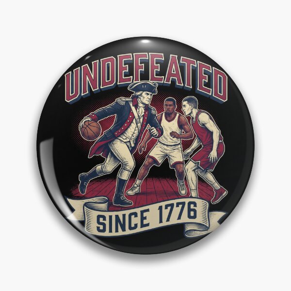 Item preview, Undefeated Since 1776 George Washington Basketball Shirt designed and sold by TeNovaStudio.