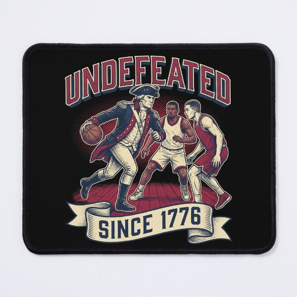 Item preview, Undefeated Since 1776 George Washington Basketball Shirt designed and sold by TeNovaStudio.