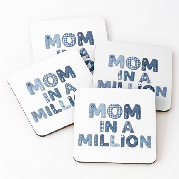 Item preview, MOM IN A MILLION - IN FAUX LETTERING designed and sold by AlexOBrienArt.