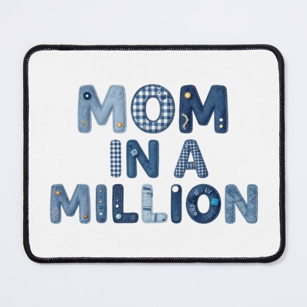 Item preview, MOM IN A MILLION - IN FAUX LETTERING designed and sold by AlexOBrienArt.