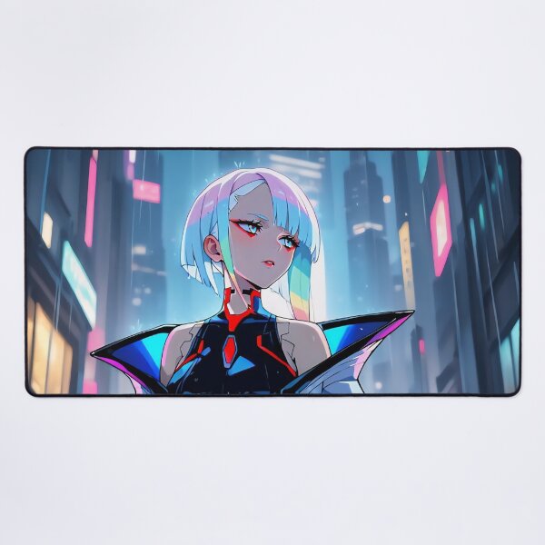 Item preview, Neon Rain – Futuristic Portrait Art designed and sold by PosterFuel.