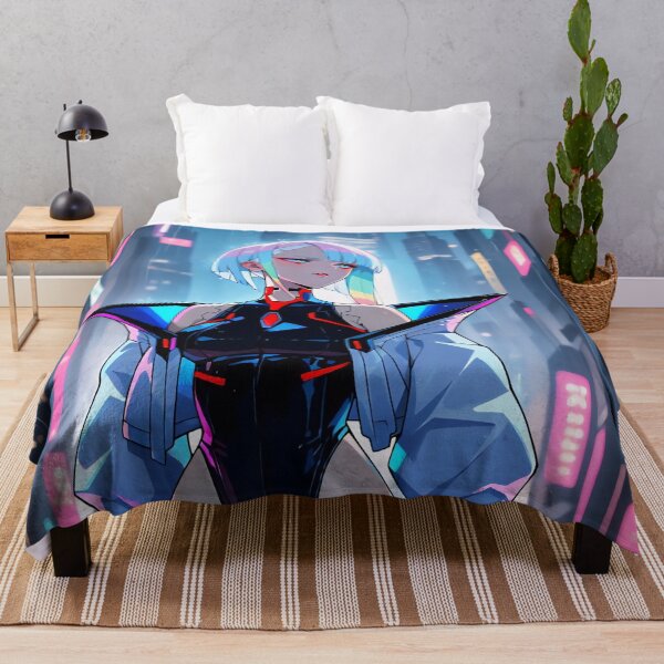 Item preview, Neon Rain – Futuristic Portrait Art designed and sold by PosterFuel.