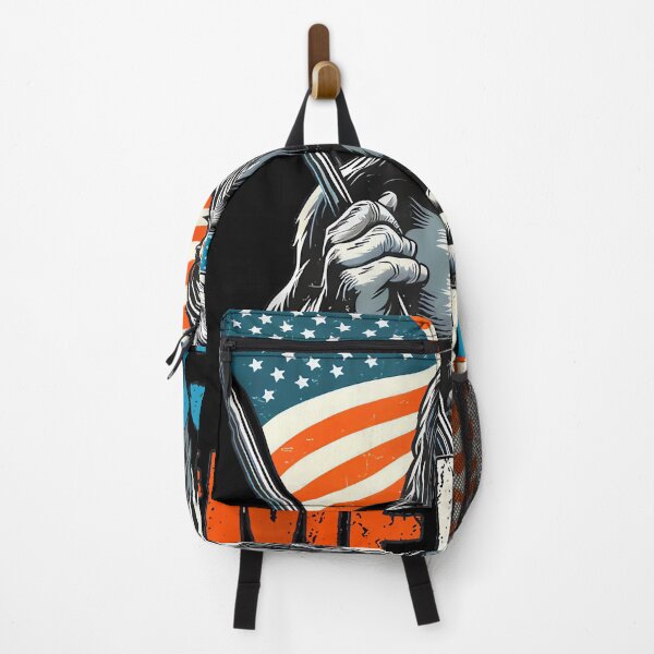 Item preview, Bigfoot Merica Rock American Flag Patriotic 4th of July designed and sold by SylviaYLaughlin.