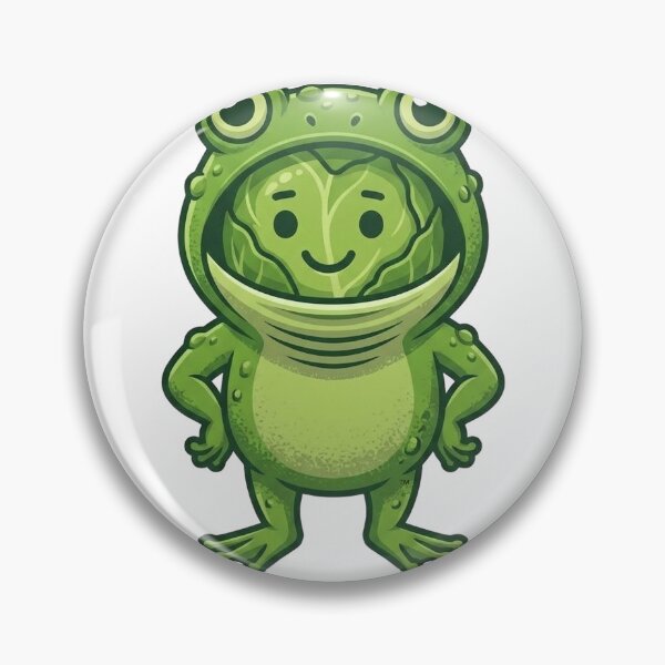 Item preview, FROGG — Cute Kawaii Frog Character Funny Food Art | Conditioned For Kindness designed and sold by monolithstudio.