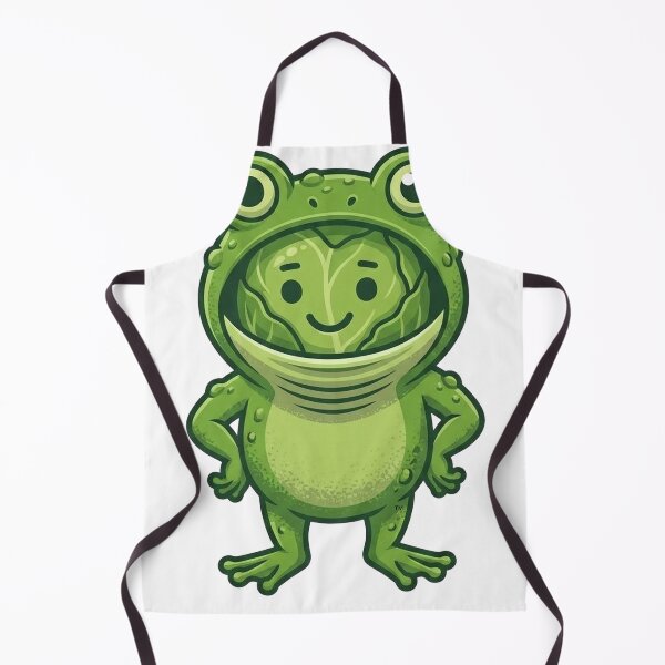 Item preview, FROGG — Cute Kawaii Frog Character Funny Food Art | Conditioned For Kindness designed and sold by monolithstudio.