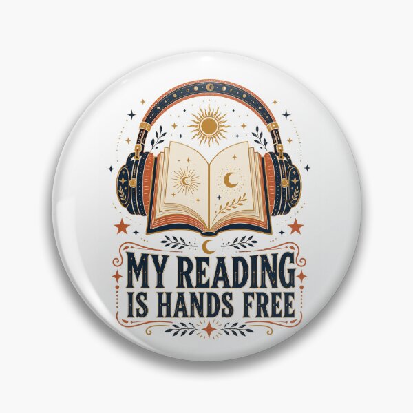 Item preview, My Reading Is Hands Free Audiobook Design for Book Listeners designed and sold by Passionread.