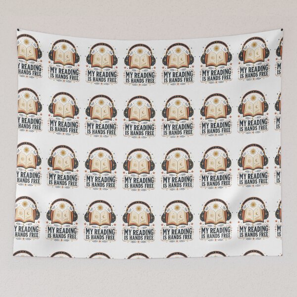 Item preview, My Reading Is Hands Free Audiobook Design for Book Listeners designed and sold by Passionread.
