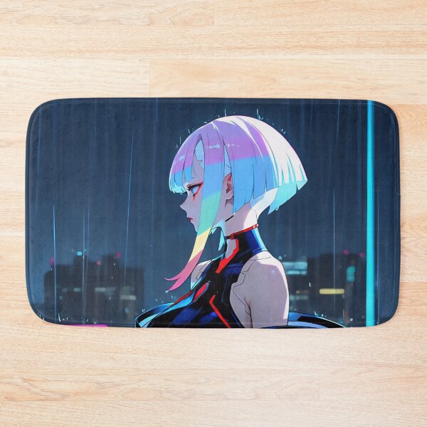 Item preview, Neon Silence – Retro Future Portrait designed and sold by PosterFuel.