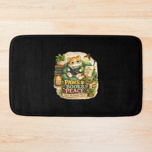 Item preview, Cute Reading Cat Book Lover designed and sold by TheZyro.