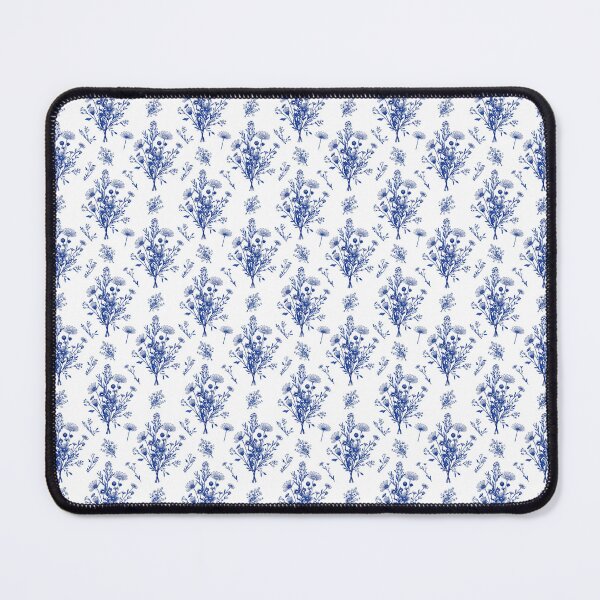 Item preview, Elegant Blue Wildflower Botanical Bouquet Seamless Pattern designed and sold by Onulodesign.