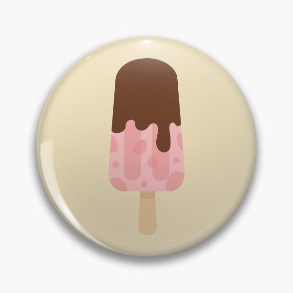 Item preview, Cute Strawberry Chocolate Drip Ice Cream Popsicle designed and sold by Nikola Dio.