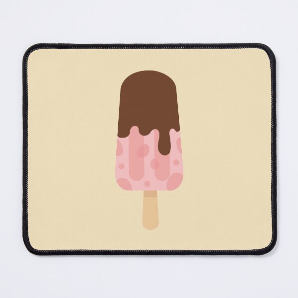 Item preview, Cute Strawberry Chocolate Drip Ice Cream Popsicle designed and sold by Nikola Dio.