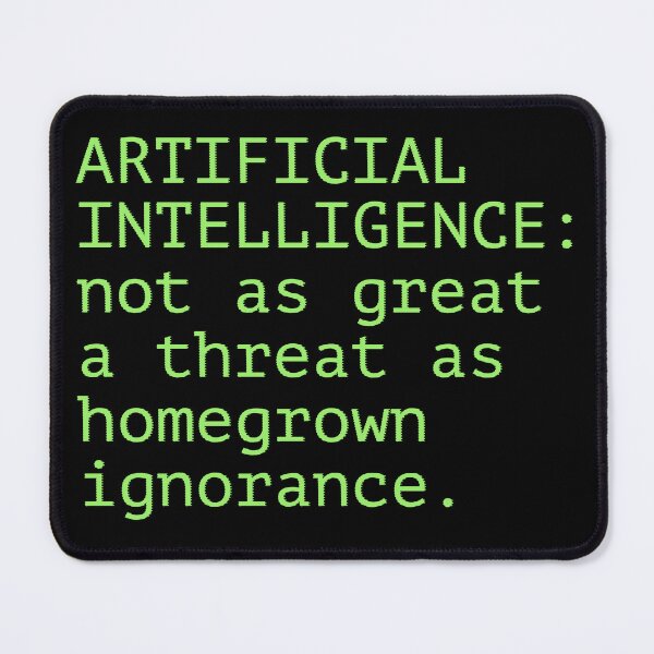 Item preview, ARTIFICIAL INTELLIGENCE designed and sold by Wander X Design.