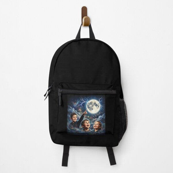 Item preview, 3 kids watch the moon designed and sold by Tws-Tees.