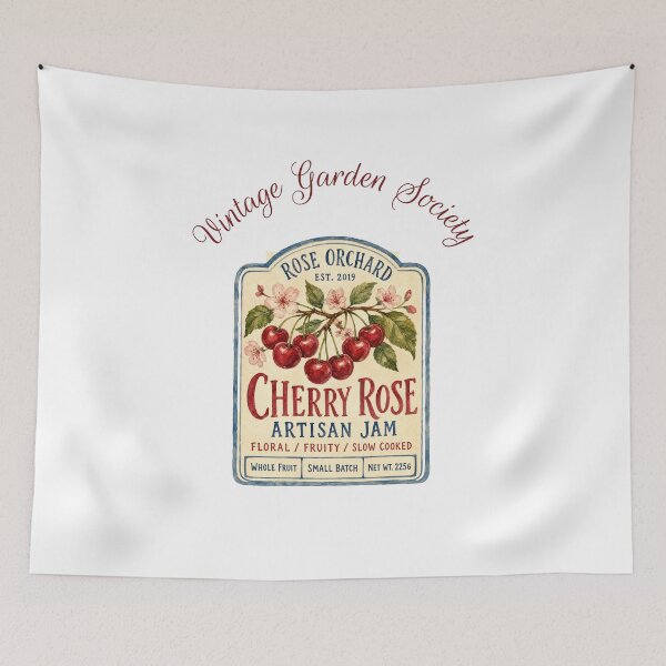 Item preview, Cherry Rose Jam designed and sold by Caris Clothing.