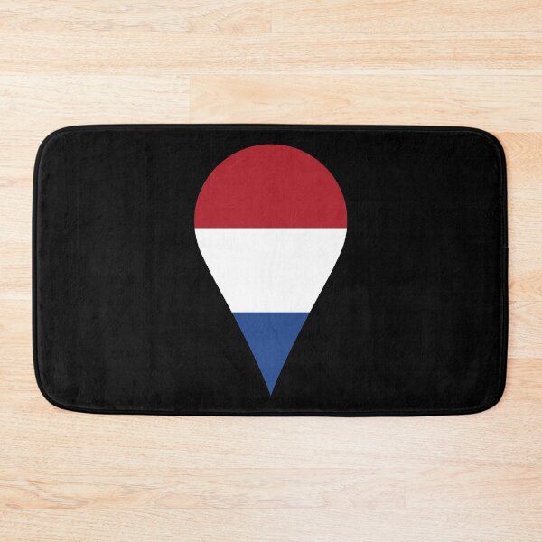 Aperçu de l'œuvre Indicateur de localisation du drapeau des Pays-Bas | Icône GPS de destination néerlandaise créée et vendue par NTGUILTY.