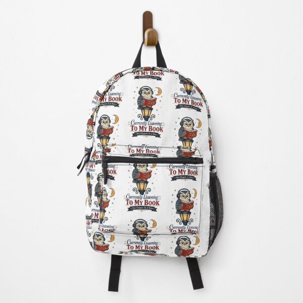 Item preview, Currently Listening to My Book Owl Audiobook Reader Design designed and sold by Passionread.