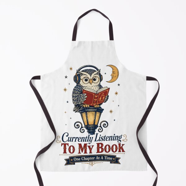 Item preview, Currently Listening to My Book Owl Audiobook Reader Design designed and sold by Passionread.