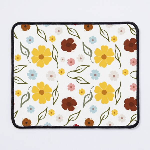 Item preview, Retro Boho Floral Pattern in Earthy Tones designed and sold by IO Soul Spaces.