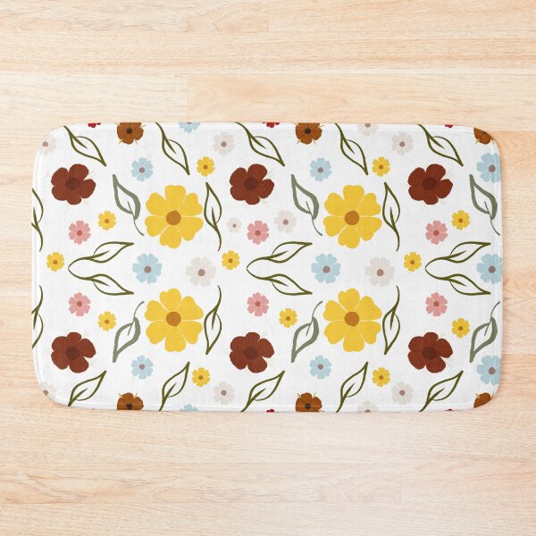 Item preview, Retro Boho Floral Pattern in Earthy Tones designed and sold by IO Soul Spaces.