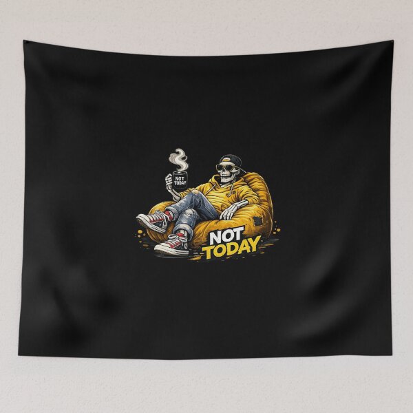Item preview, Not Today Coffee Skeleton designed and sold by TheZyro.