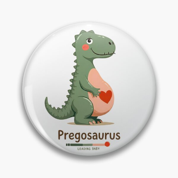 Item preview, Pregosaurus Loading Baby Pregnancy Announcement designed and sold by LunaMagicStudio.