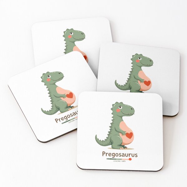 Item preview, Pregosaurus Loading Baby Pregnancy Announcement designed and sold by LunaMagicStudio.