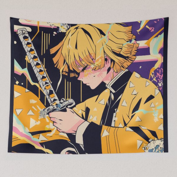 Item preview, Zenitsu Lightning Pose Calm Force designed and sold by AnimeArsenalPrints.