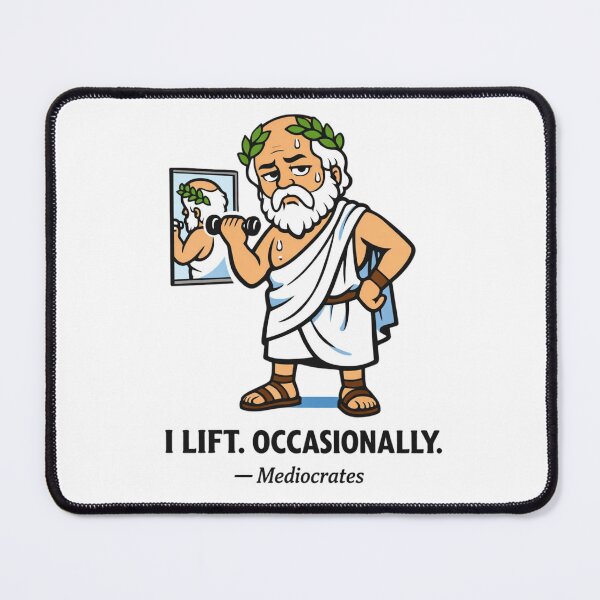Item preview, Mediocrates I Lift Occasionally Gym designed and sold by Print Loft.